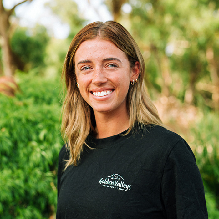 Ali headshot - group experience manager at Golden Valleys Adventure camp in Victoria